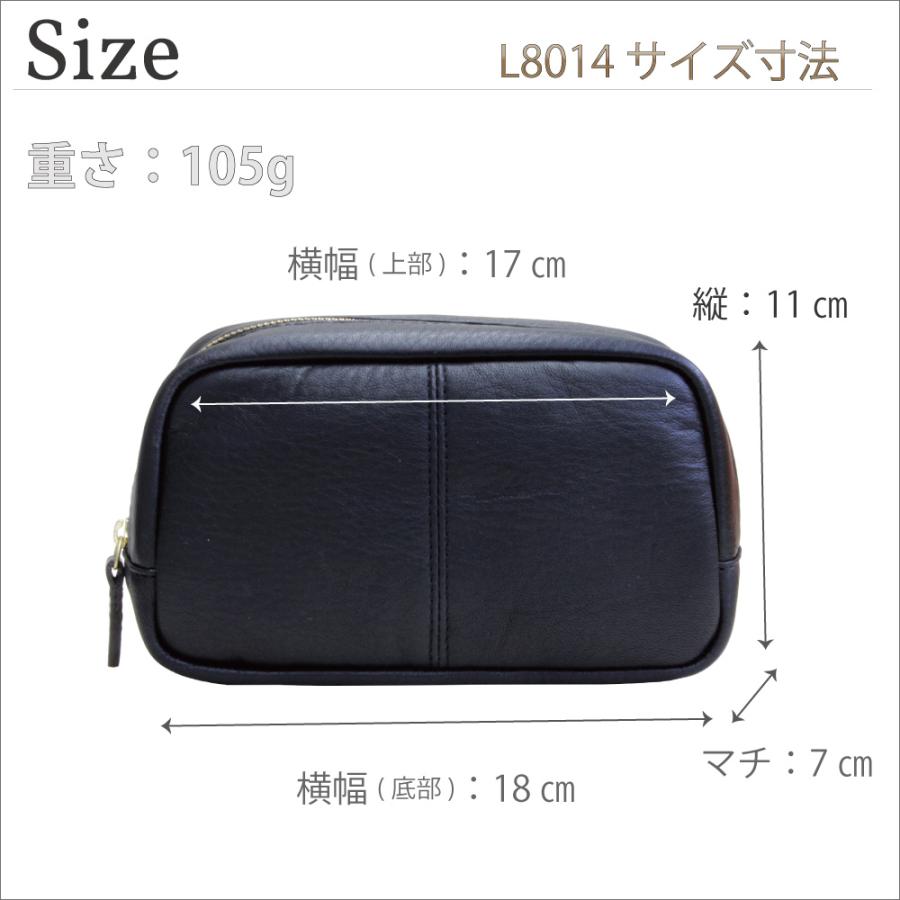 LIME made in japan ポーチ 本革 小物入れ 化粧ポーチ 大きめ 旅行