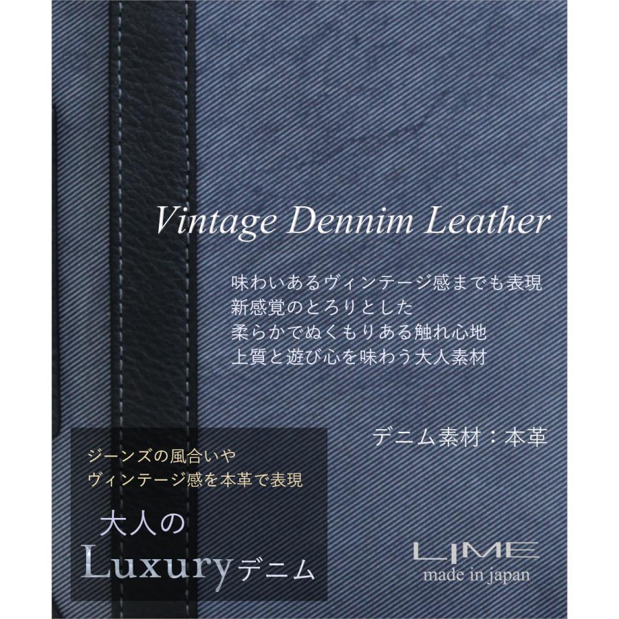 LIME made in japan IDカードホルダー IDケース パスケース デニム調