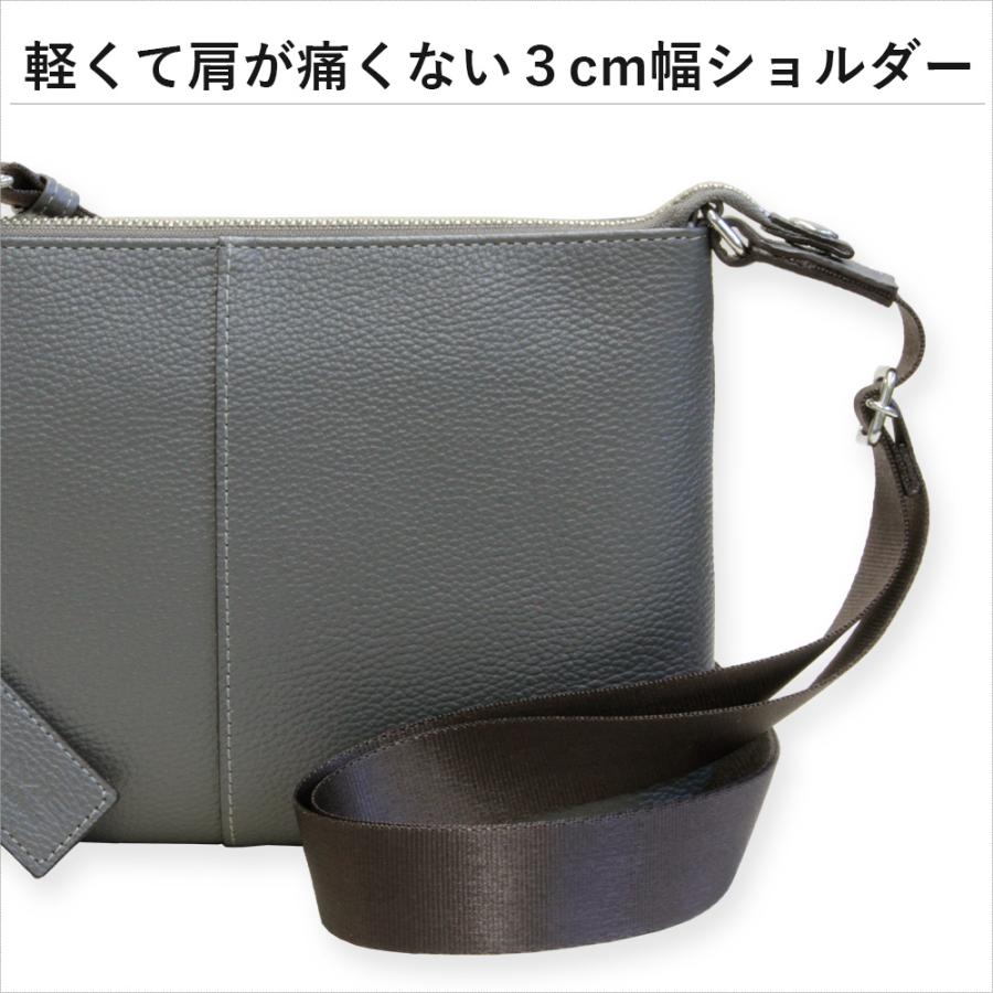 LIME made in japan サコッシュ レディース 本革 革 ショルダーバッグ