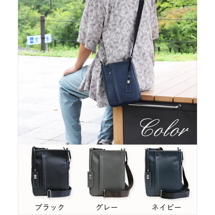 LIME made in japan ショルダーバッグ メンズ レディース 本革 革 斜