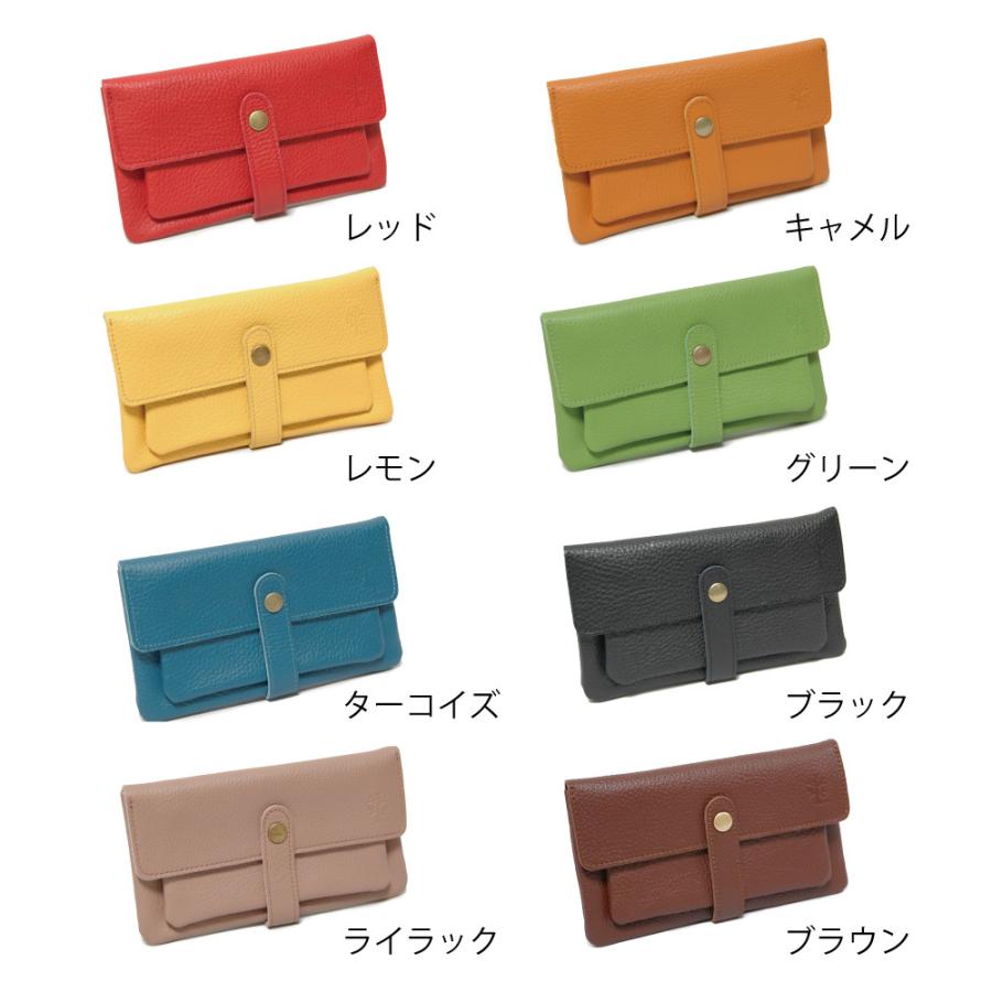 シンプルでソフトな本革の長財布 ラブハンズ LH7047-5 爆買 : バッグ