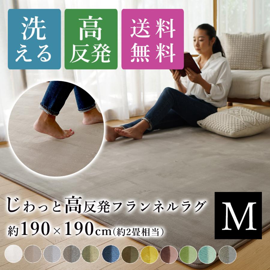 ラグ カーペット ラグマット 洗える 北欧 正方形 約190 190cm 約2畳 高反発 カフカ Ts Limelime ライムライム インテリア 通販 Yahoo ショッピング