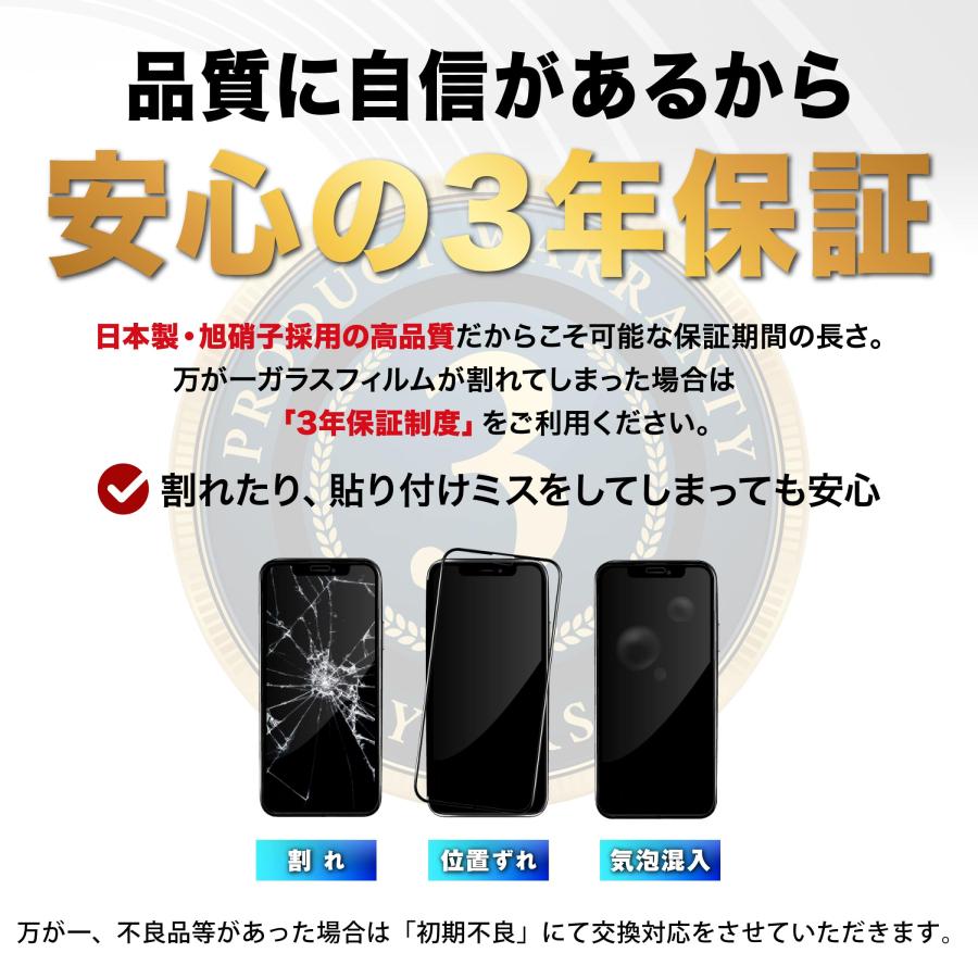 iPhone15 ガラスフィルム 全面 保護フィルム iPhone14 iPhone13 iPhone12 Pro Max Plus mini iPhone SE3 SE2 11 XR XS 8 7 二重強化 10H ガラス フィルム 2枚｜limep｜35