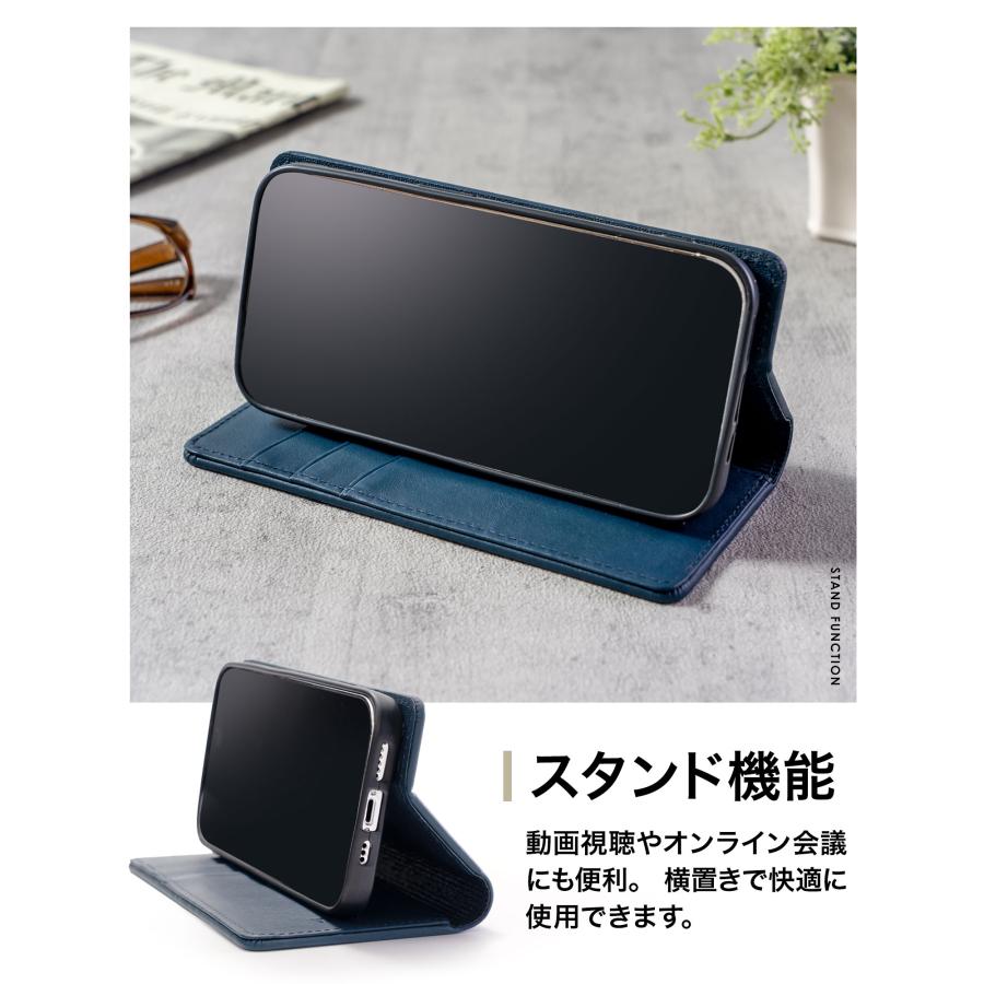 iPhone ケース 手帳型 本革 iPhone17 Pro Max iPhone17e 16e ケース iPhone16/15/14/13シリーズ対応 手帳型ケース カバー カード収納 ポケットつき スタンド | TEIQ | 18