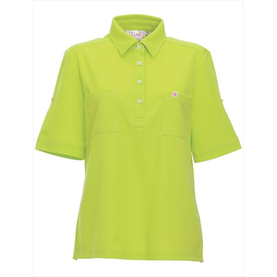 ポロシャツ レディース UNIWEAR ユニウェア レギュラー丈 P-1317 日本製生地使用