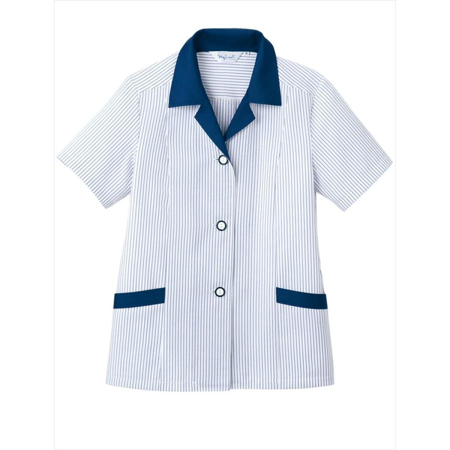 スモック 半袖 レディース UNIWEAR ユニウェア SL-550 SS〜4L 日本製生地使用
