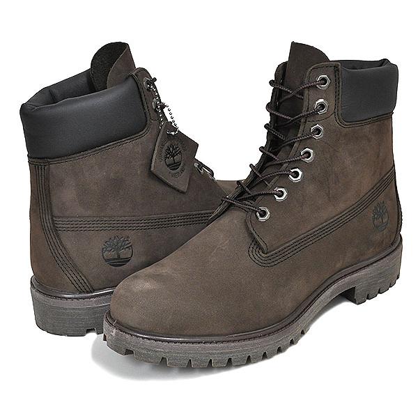 Timberland 6INCH PREMIUM BOOTS W/L BROWN NUBACK 10001 ティンバーランド 6インチ ブーツ ダークチョコレート ヌバック ブラウン メンズ TB010001｜limited-edition｜02