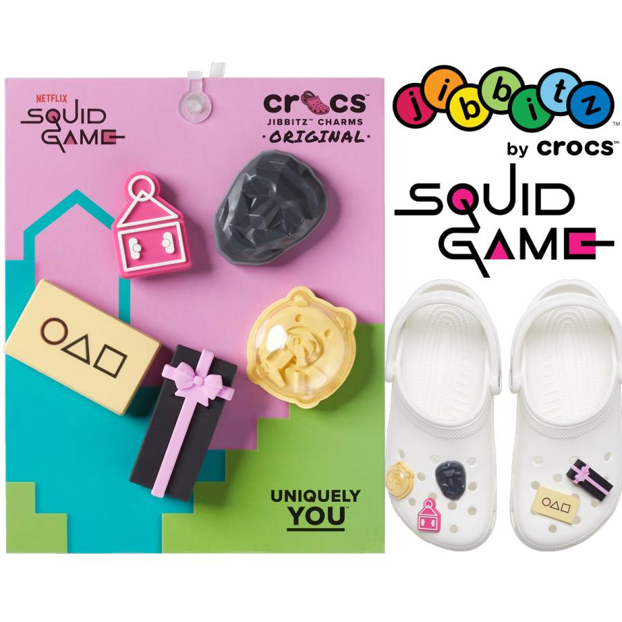 crocs JIBBITZ SQUID GAME 5 PACK 10014064 クロックス ジビッツ crocs JIBBITZ SQUID GAME 5 PACK 10014064 クロックス ジビッツ