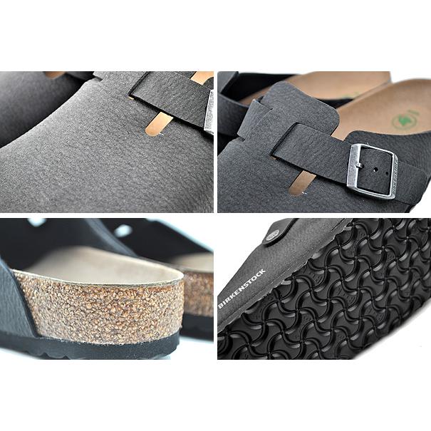 BIRKENSTOCK BOSTON BS (REGULAR FIT) DESERT DUST BLACK