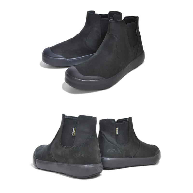 キーン エレナ チェルシー トリプルブラック KEEN/キーン エレナ チェルシー ELENA CHELSEA ブーツ レディース 防水