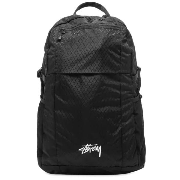 Stussy 黒 リュック バックパック Stussy】☆Stussy Canvas バックパック Washed Black☆ (STUSSY