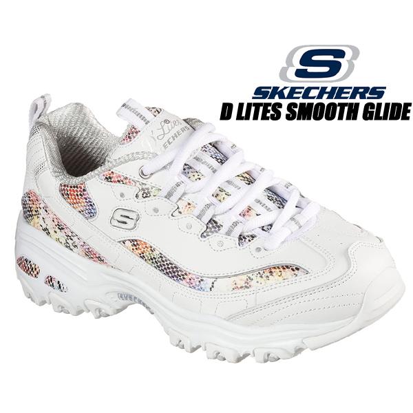 SKECHERS（スケッチャーズ） SKECHERS D LITES SMOOTH GLIDE WHITE