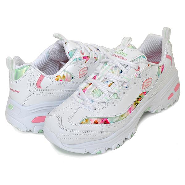 SKECHERS（スケッチャーズ） SKECHERS D LITES BLOOMING FIELDS WHITE