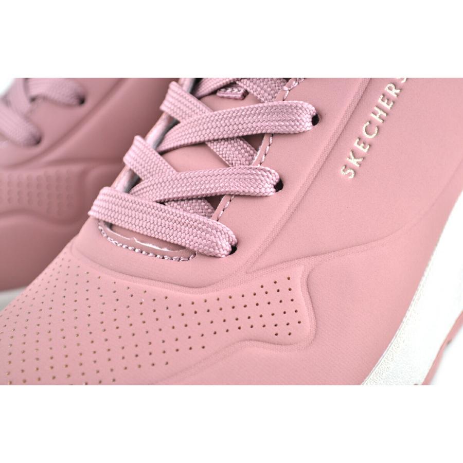 SKECHERS（スケッチャーズ） SKECHERS UNO WEDGE-HI STEPS ROSE 177520-ros ウノ ウェッジ ...