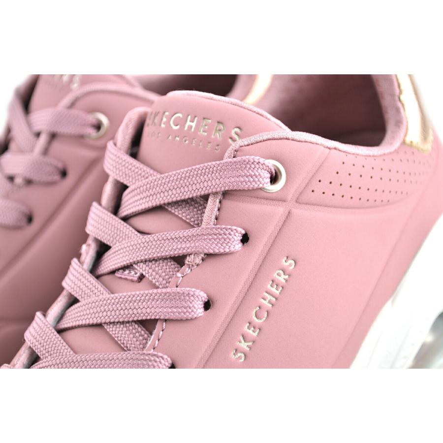 SKECHERS（スケッチャーズ） SKECHERS UNO WEDGE-HI STEPS ROSE 177520-ros ウノ ウェッジ ...
