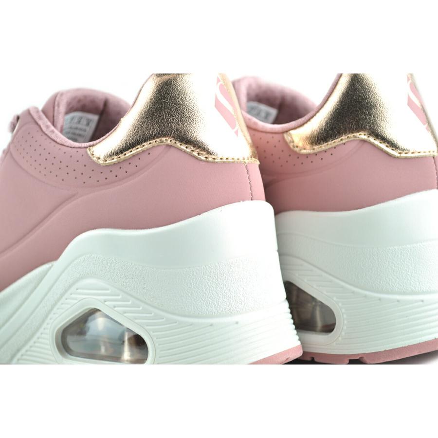 SKECHERS（スケッチャーズ） SKECHERS UNO WEDGE-HI STEPS ROSE 177520-ros ウノ ウェッジ ...