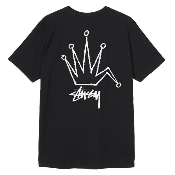 STUSSY OLD CROWN TEE BLACK 1904510 ステューシー Tシャツ