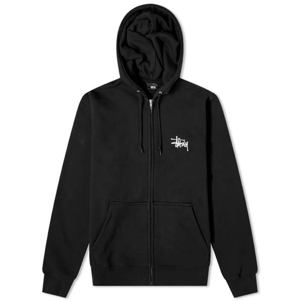 STUSSY（ステューシー） STUSSY BASIC STUSSY ZIP HOOD BLACK 1974500