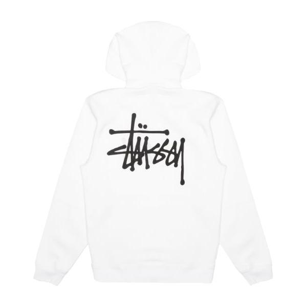 STUSSY（ステューシー） STUSSY BASIC STUSSY ZIP HOOD WHITE 1974500