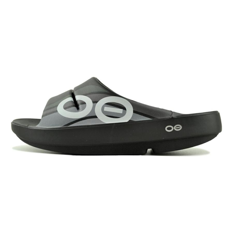 OOFOS（ウーフォス） [ポイント10倍] OOFOS OOahh SPORT BLACK WAVE