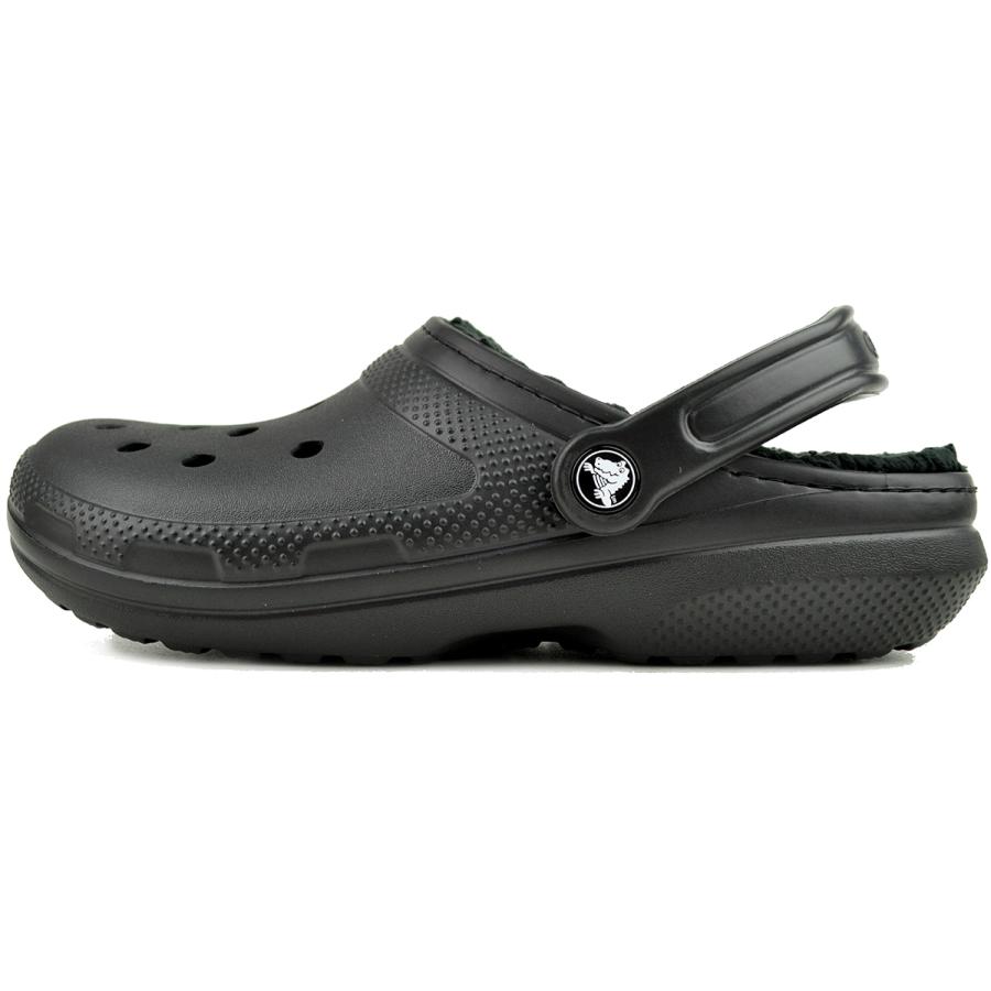 crocs（クロックス） crocs CLASSIC LINED CLOG BLACK/BLACK 203591