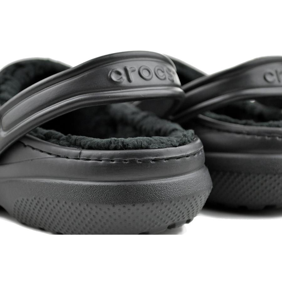 crocs（クロックス） crocs CLASSIC LINED CLOG BLACK/BLACK 203591