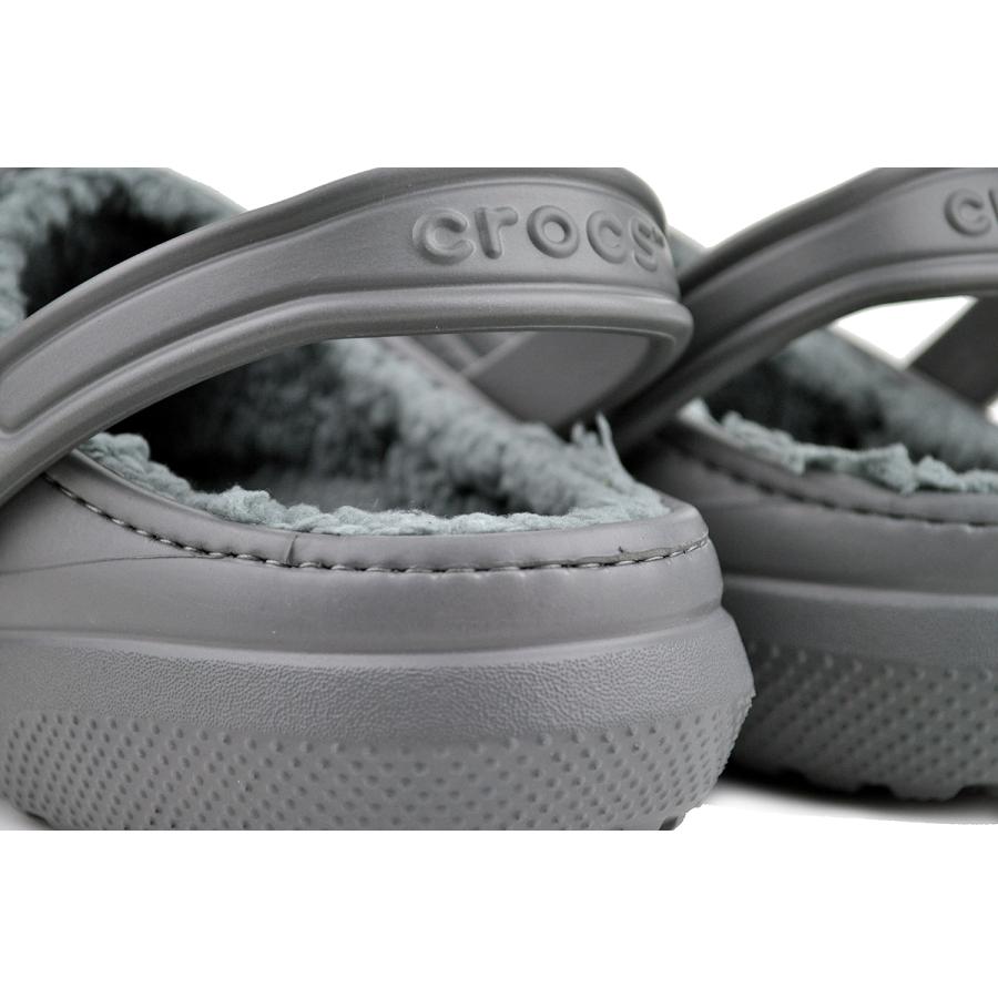 crocs（クロックス） crocs CLASSIC LINED CLOG SLATE GREY/SMOKE