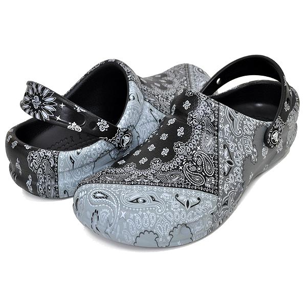 crocs（クロックス） crocs BISTRO GRAPHIC CLOG WHITE/BLACK/BLACK