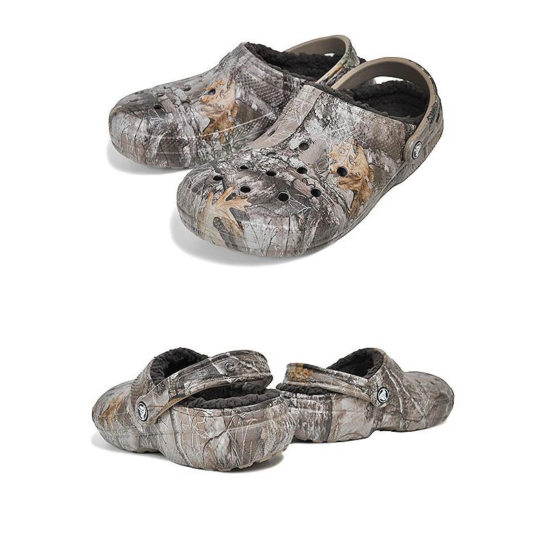 crocs（クロックス） crocs CLASSIC LINED REALTREE EDGE CLOG CHOCO