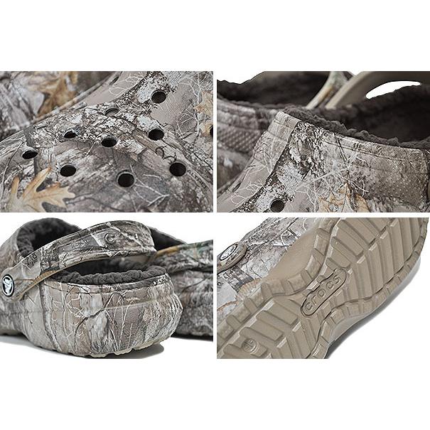 crocs（クロックス） crocs CLASSIC LINED REALTREE EDGE CLOG CHOCO