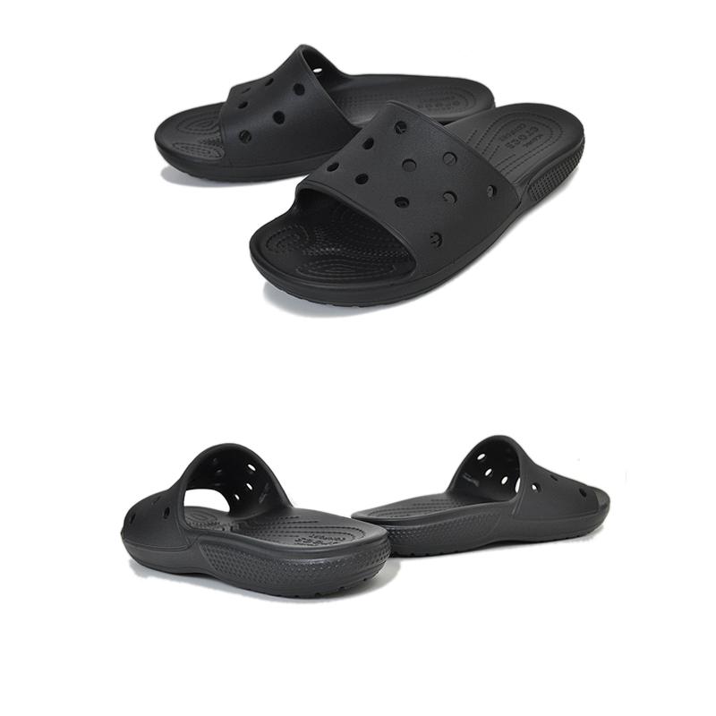 crocs（クロックス） crocs CLASSIC CROCS SLIDE BLACK 206121-001 クラシック スライド ブラック ...