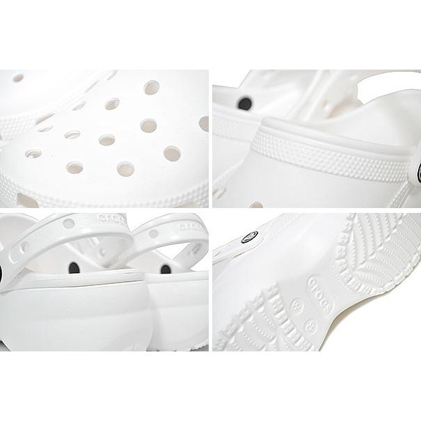 crocs（クロックス） crocs CLASSIC PLATFORM CLOG W WHITE 206750-100