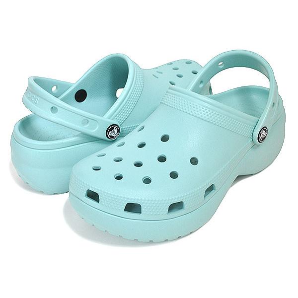 crocs（クロックス） crocs CLASSIC PLATFORM CLOG W PURE WATER