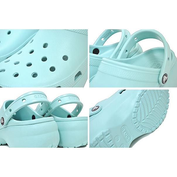 crocs（クロックス） crocs CLASSIC PLATFORM CLOG W PURE WATER