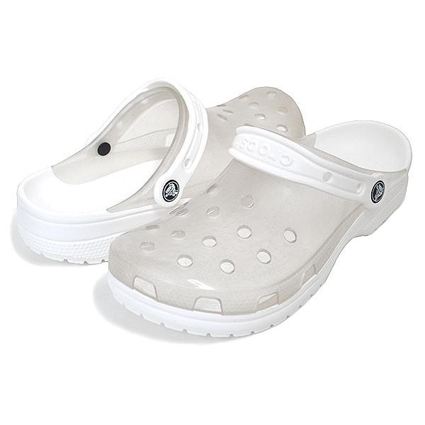 crocs（クロックス） crocs CLASSIC TRANSLUCENT CLOG WHITE 206908