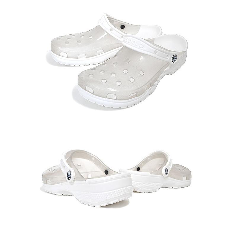 crocs（クロックス） crocs CLASSIC TRANSLUCENT CLOG WHITE 206908