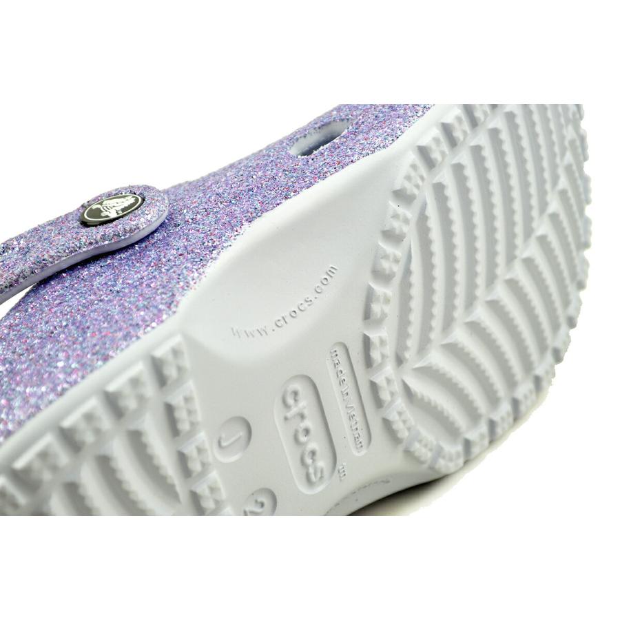 crocs（クロックス） crocs CLASSIC GLITTER CLOG KIDS FROSTED