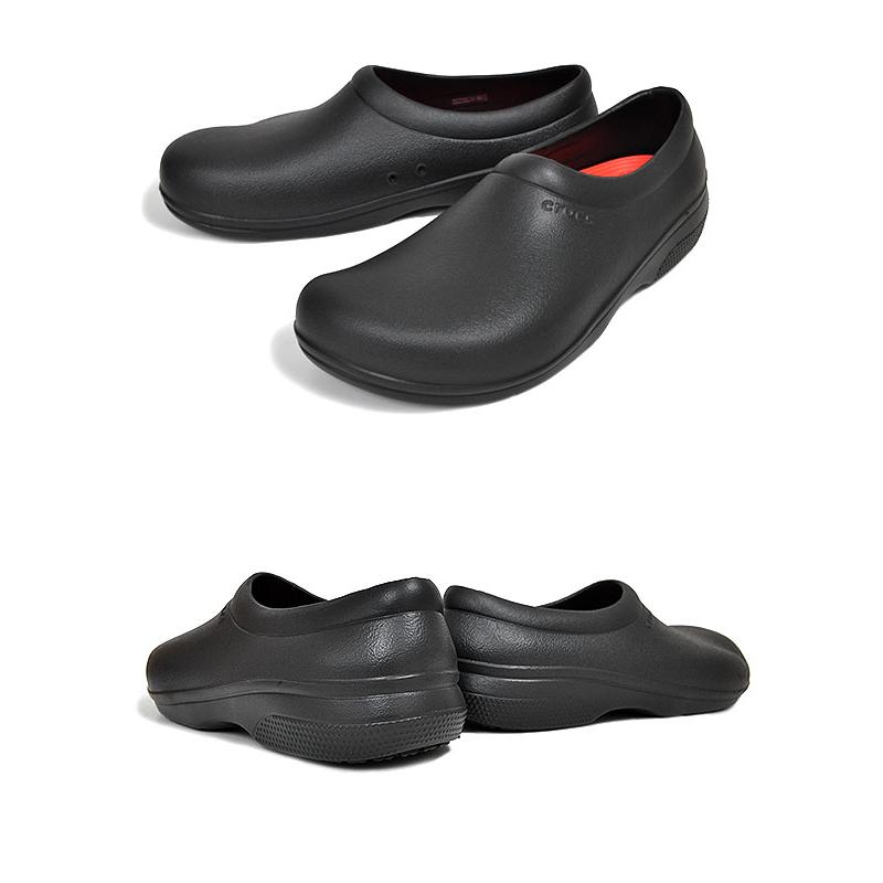 crocs（クロックス） crocs ON THE CLOCK LITERIDE SLIP ON BLACK