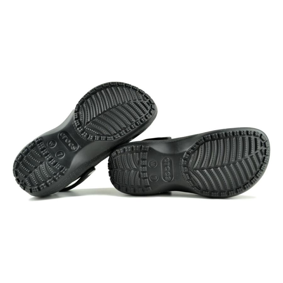 crocs（クロックス） crocs CLASSIC PLATFORM GLITTER CLOG W BLACK