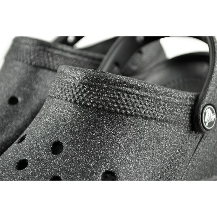 crocs（クロックス） crocs CLASSIC PLATFORM GLITTER CLOG W BLACK