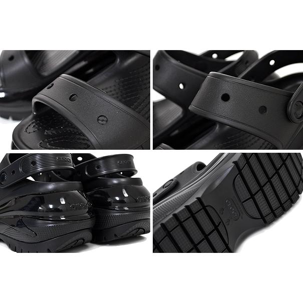 crocs（クロックス） crocs CLASSIC MEGA CRUSH SANDAL BLACK 207989