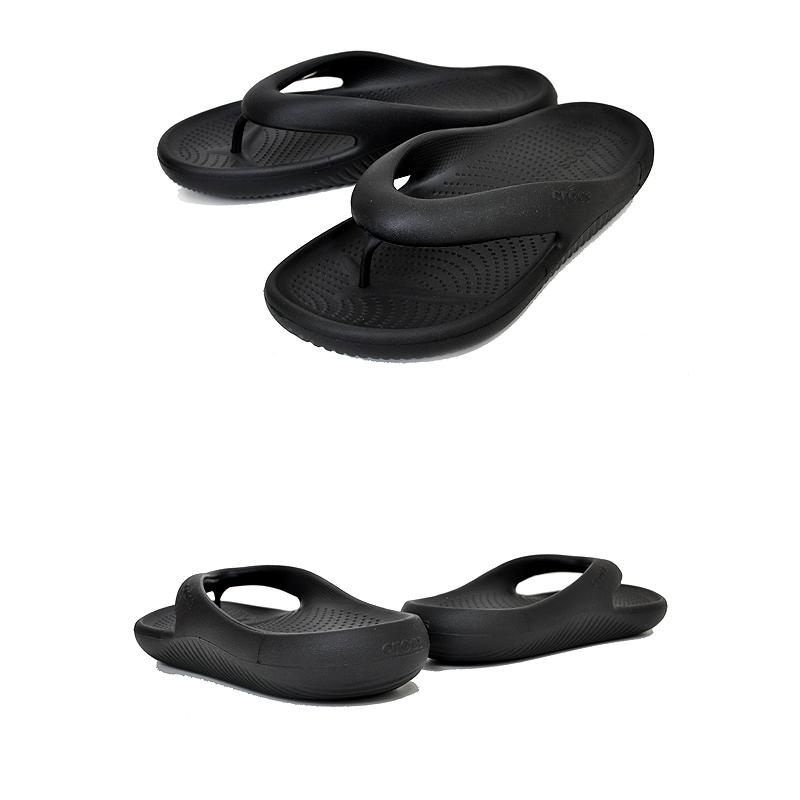 crocs（クロックス） crocs MELLOW RECOVERY FLIP BLACK 208437-001