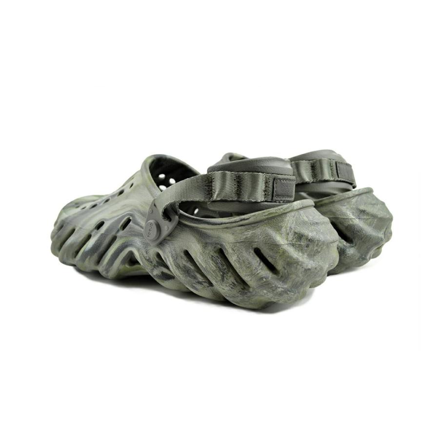 crocs（クロックス） crocs ECHO MARBLED CLOG DUSTY OLIVE 208454-3n4