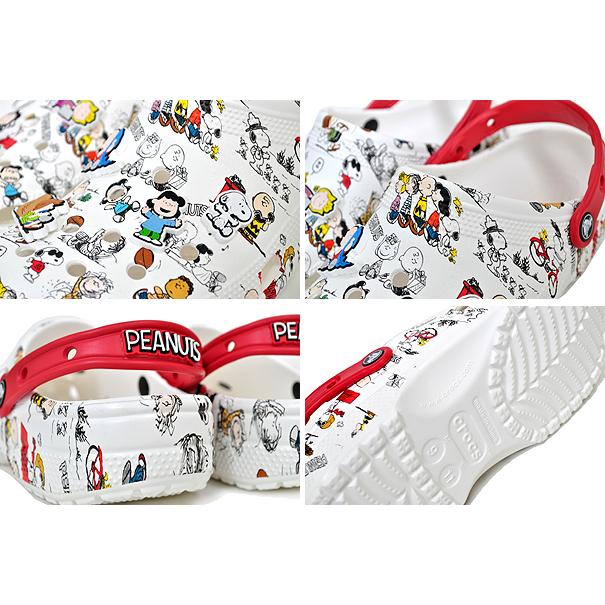 crocs PEANUTS CLASSIC CLOG WHITE/MULTI 20862994s クロックス ピーナッツ クラシック ク
