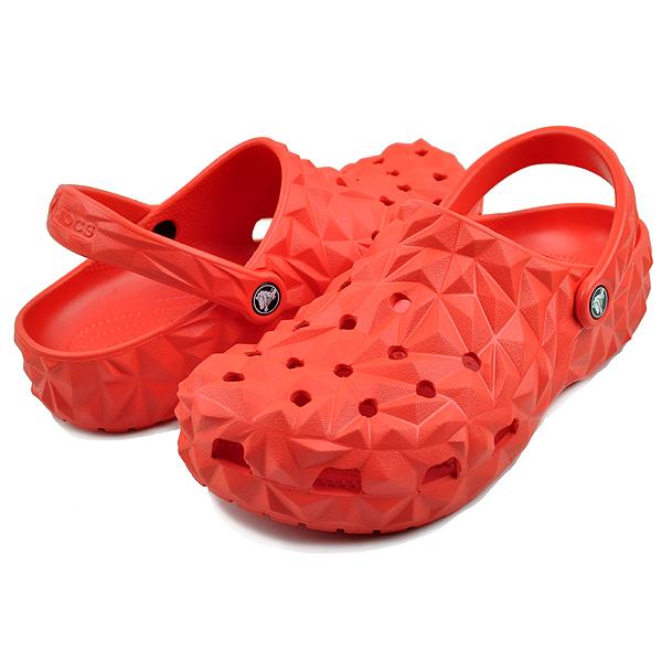 crocs CLASSIC GEOMETRIC CLOG LAVA 209563-84j クロックス