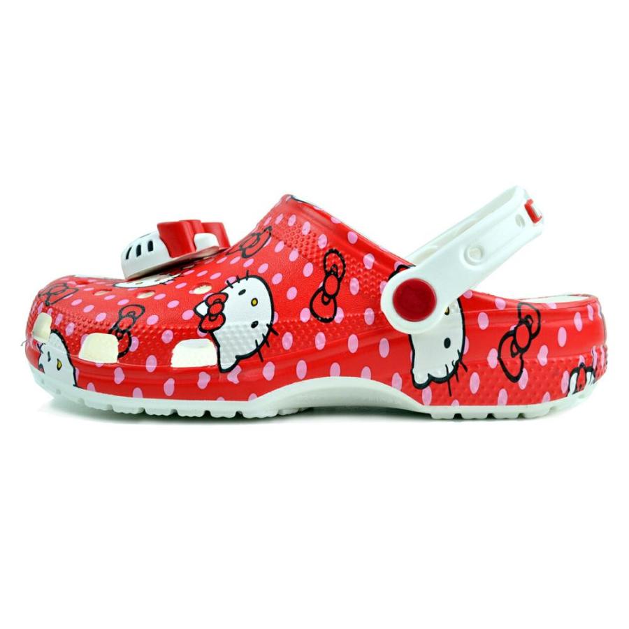 crocs（クロックス） crocs HELLO KITTY RED CLASSIC CLOG MULTI