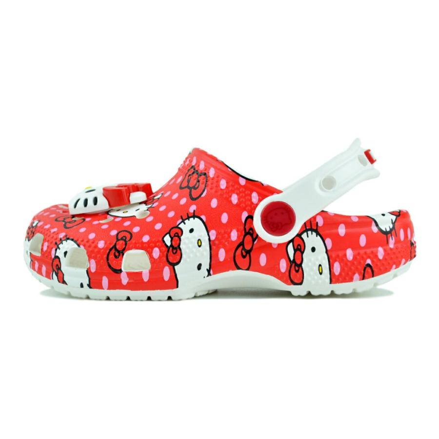 ハローキティ フィギュアクロック赤 crocs（クロックス） crocs HELLO KITTY RED CLASSIC CLOG K MULTI
