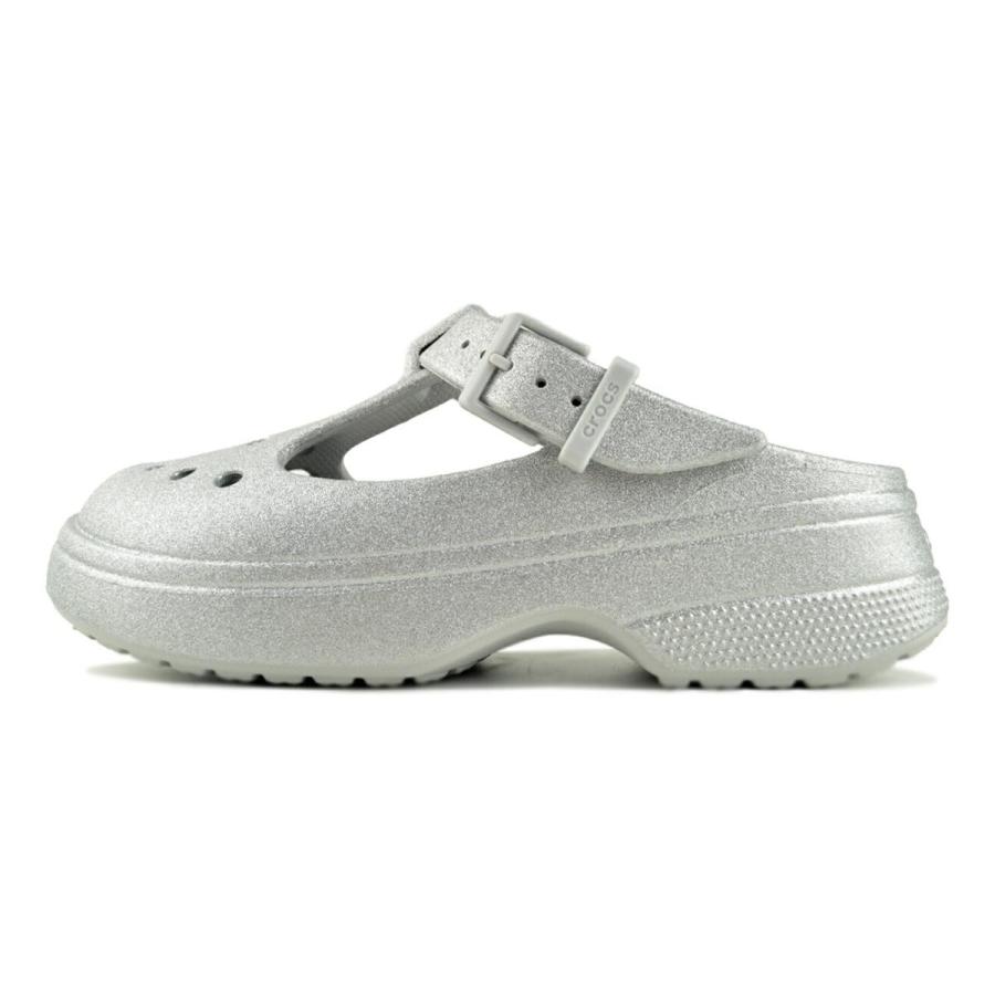 crocs（クロックス） crocs CLASSIC MARY JANE GLITTER CLOG SILVER