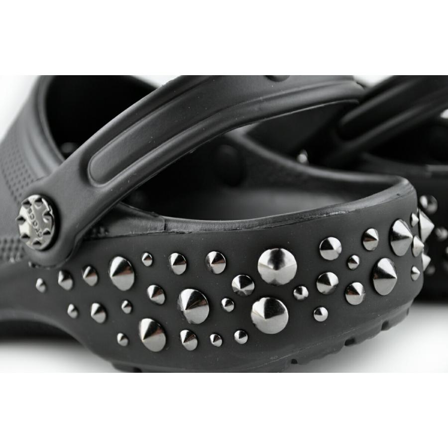 crocs（クロックス） crocs CLASSIC STUDDED CLOG BLACK 211596-001