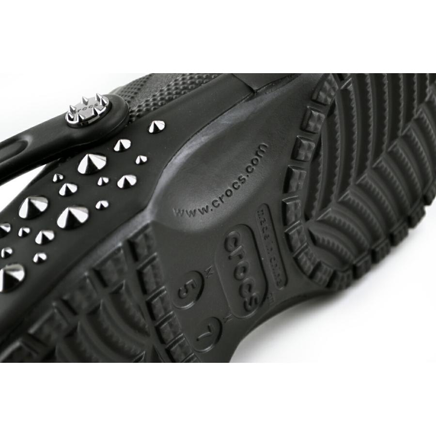 crocs（クロックス） crocs CLASSIC STUDDED CLOG BLACK 211596-001